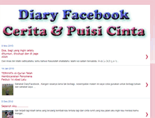 Tablet Screenshot of diaryfacebook.blogspot.com