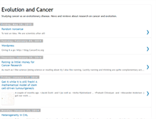 Tablet Screenshot of cancerevo.blogspot.com