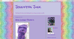 Desktop Screenshot of jennifersjunk.blogspot.com