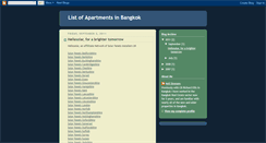 Desktop Screenshot of apartmentbangkok.blogspot.com
