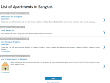 Tablet Screenshot of apartmentbangkok.blogspot.com