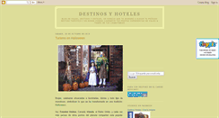 Desktop Screenshot of destinosyhoteles.blogspot.com