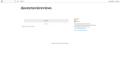 Desktop Screenshot of davesmoviereviews.blogspot.com