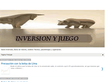 Tablet Screenshot of inversionyjuego.blogspot.com