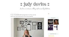 Desktop Screenshot of judydevine.blogspot.com