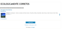 Tablet Screenshot of ecologicamentecorreto.blogspot.com