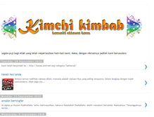 Tablet Screenshot of kimchikimbab.blogspot.com