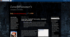 Desktop Screenshot of lovelypoisoner.blogspot.com