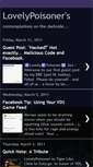 Mobile Screenshot of lovelypoisoner.blogspot.com