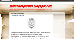 Desktop Screenshot of marcodesportivo.blogspot.com