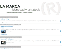 Tablet Screenshot of lamarcaidentidadyestrategia.blogspot.com