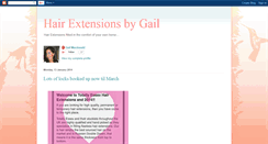 Desktop Screenshot of hairextensionsbygail.blogspot.com