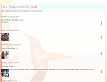 Tablet Screenshot of hairextensionsbygail.blogspot.com