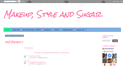 Desktop Screenshot of makeupstyleandsugar.blogspot.com