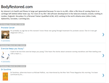 Tablet Screenshot of bodyrestored.blogspot.com