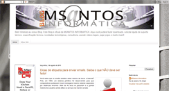 Desktop Screenshot of msantosinformatica.blogspot.com