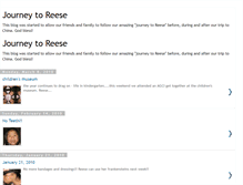 Tablet Screenshot of journeytoreese.blogspot.com