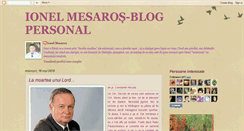 Desktop Screenshot of ionelmesaros.blogspot.com
