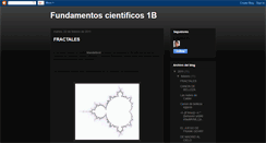 Desktop Screenshot of fundamentoscientificos1b.blogspot.com