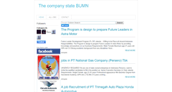 Desktop Screenshot of jobs-bumn.blogspot.com