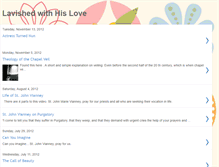 Tablet Screenshot of lavishedwithhislove.blogspot.com