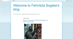 Desktop Screenshot of fehintolasogeke.blogspot.com