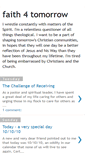 Mobile Screenshot of faith4tomorrow.blogspot.com