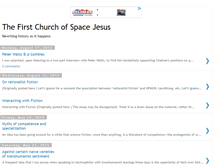 Tablet Screenshot of firstchurchofspacejesus.blogspot.com