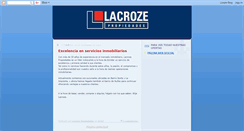 Desktop Screenshot of lacrozepropiedades.blogspot.com