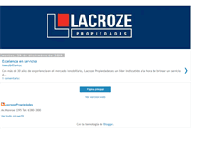 Tablet Screenshot of lacrozepropiedades.blogspot.com