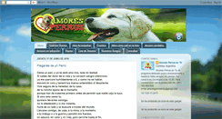 Desktop Screenshot of amoresperrostv.blogspot.com