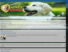 Tablet Screenshot of amoresperrostv.blogspot.com