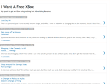 Tablet Screenshot of iwantafreexbox.blogspot.com