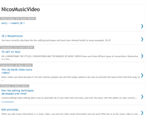 Tablet Screenshot of nicosmusicvideond1p.blogspot.com