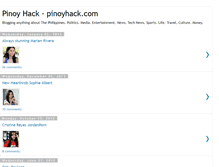 Tablet Screenshot of pinoyhack.blogspot.com