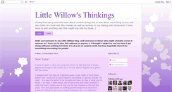 Desktop Screenshot of littlewillowthinking.blogspot.com