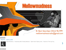 Tablet Screenshot of mellowmadnessradio.blogspot.com