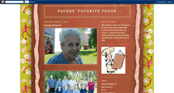 Desktop Screenshot of fagerfavoritefoods.blogspot.com