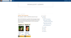Desktop Screenshot of indolent-lenny.blogspot.com