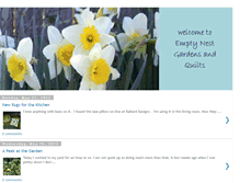 Tablet Screenshot of emptynestgardensandquilts.blogspot.com