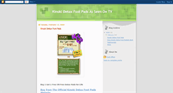 Desktop Screenshot of detox-footpads.blogspot.com