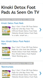 Mobile Screenshot of detox-footpads.blogspot.com