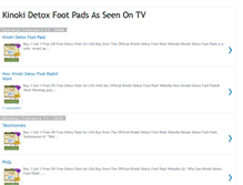 Tablet Screenshot of detox-footpads.blogspot.com