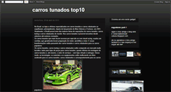 Desktop Screenshot of carrostunadostop10.blogspot.com
