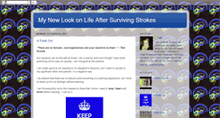 Desktop Screenshot of newlifeafterstrokes.blogspot.com