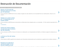 Tablet Screenshot of destrucciondedocumentacion.blogspot.com