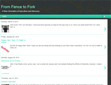 Tablet Screenshot of fromfencetofork.blogspot.com