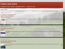 Tablet Screenshot of comounareina.blogspot.com