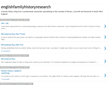 Tablet Screenshot of englishfamilyhistory.blogspot.com