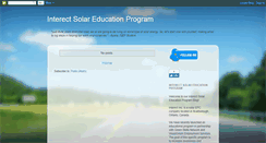 Desktop Screenshot of interectsolareducationprogram.blogspot.com